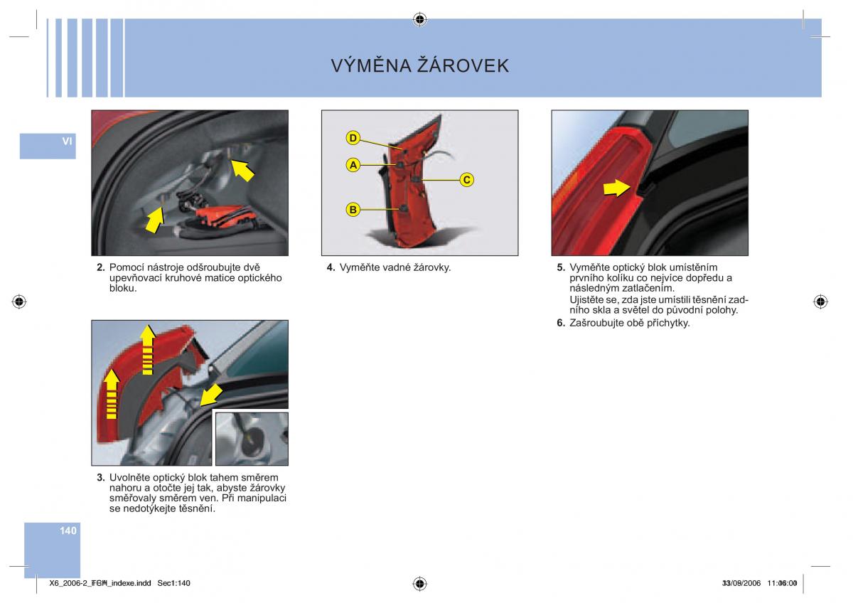 Citroen C6 navod k obsludze / page 144