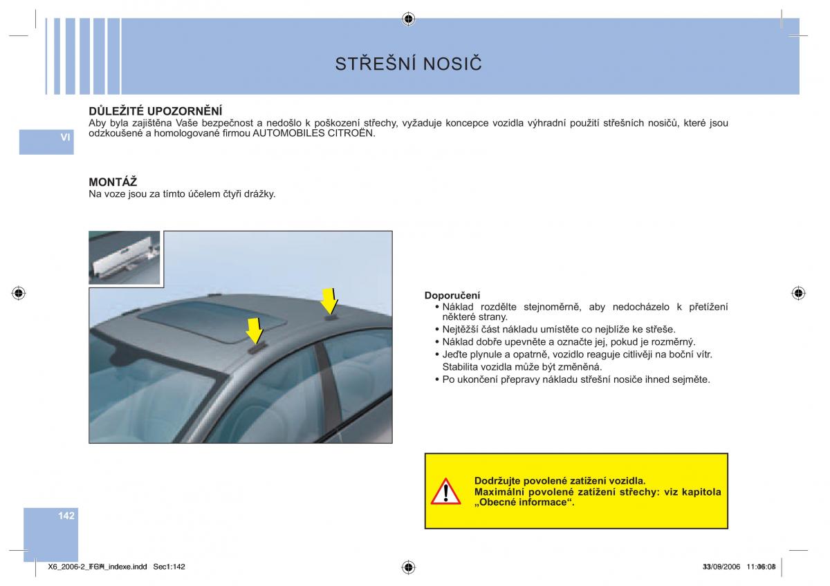 Citroen C6 navod k obsludze / page 146