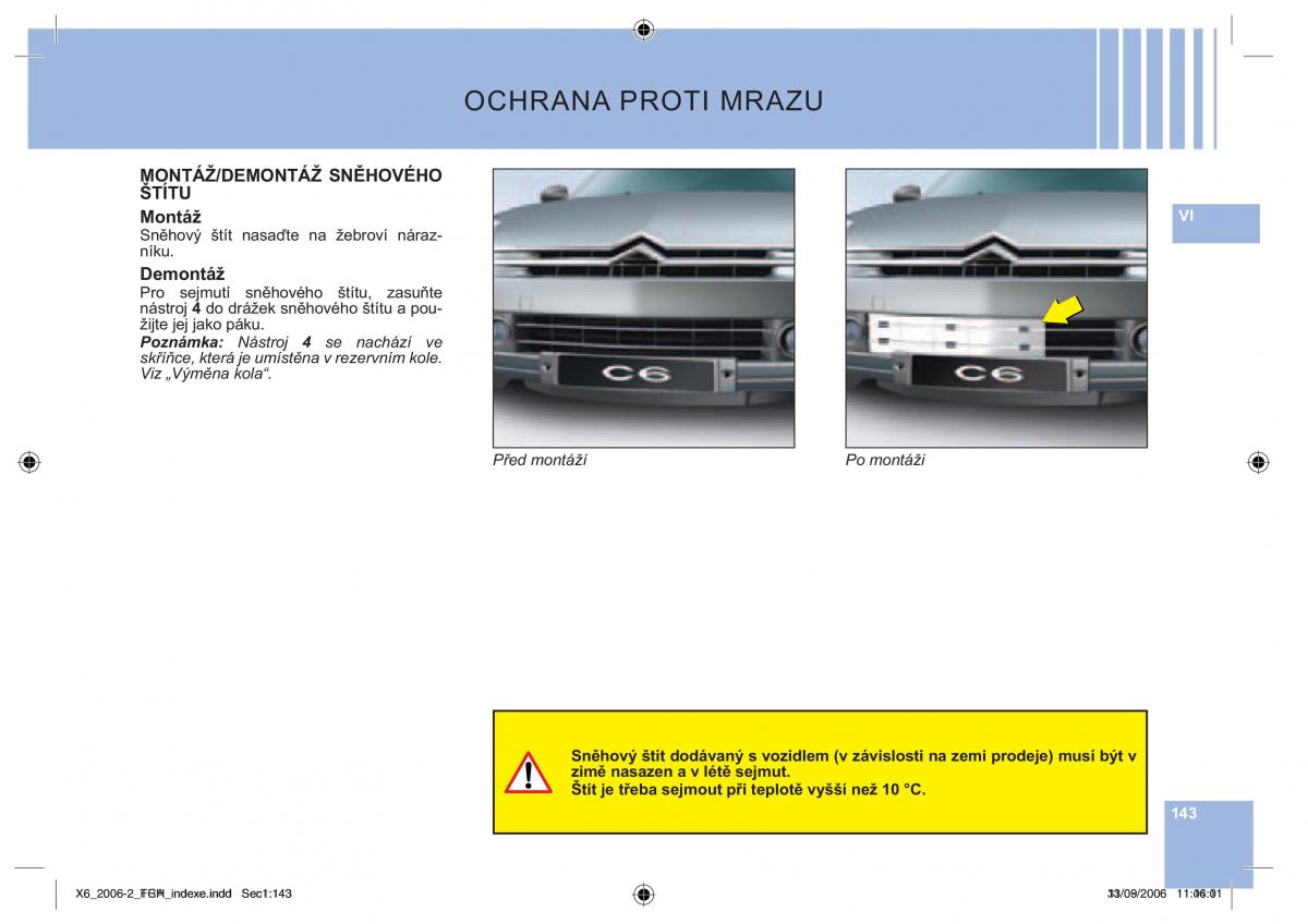 Citroen C6 navod k obsludze / page 147