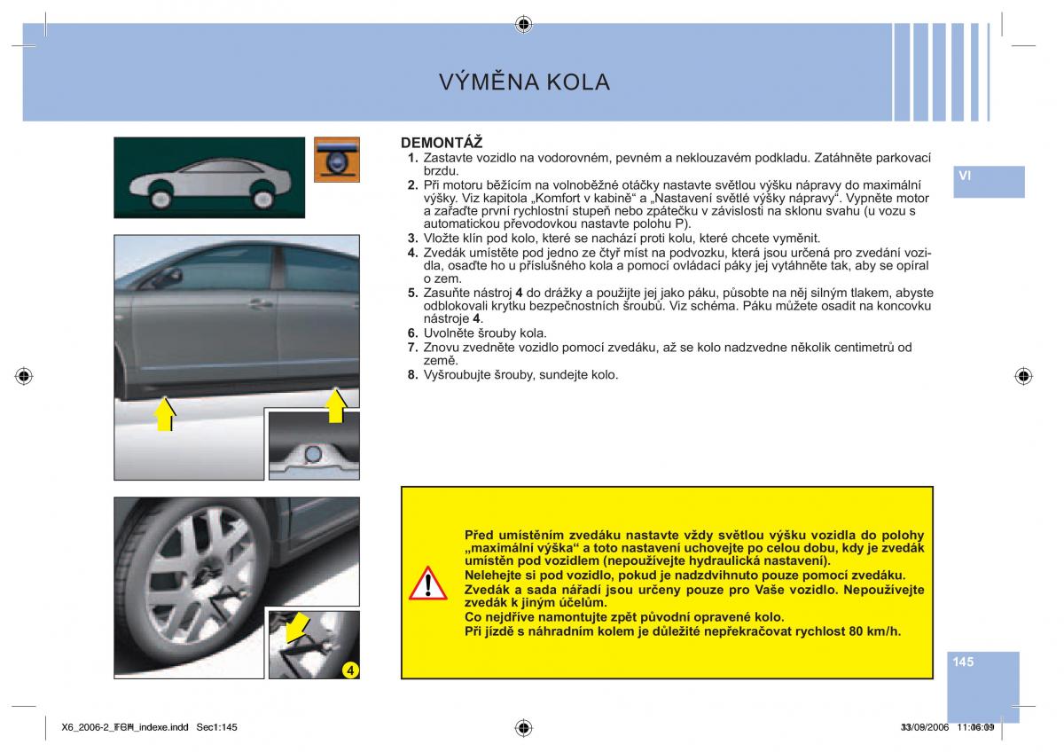 Citroen C6 navod k obsludze / page 149