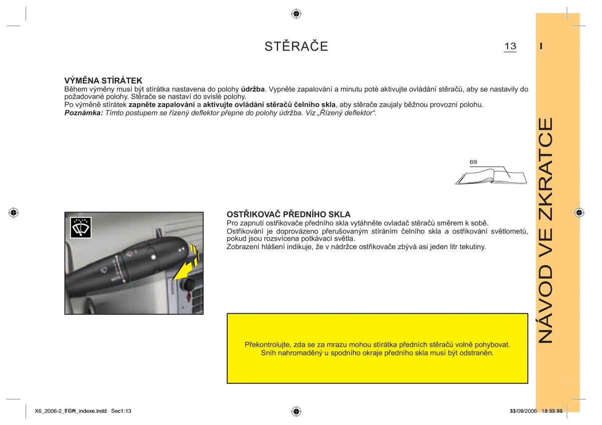 Citroen C6 navod k obsludze / page 17