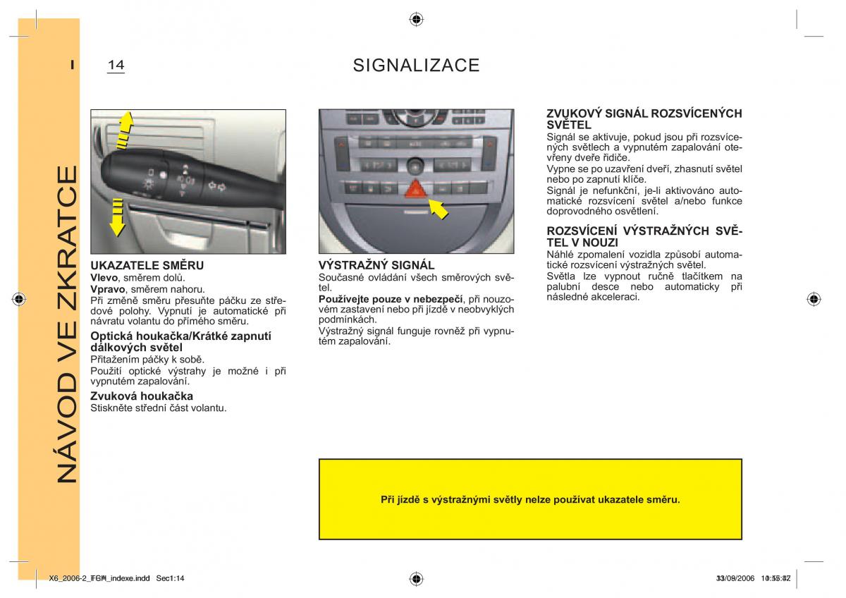 Citroen C6 navod k obsludze / page 18