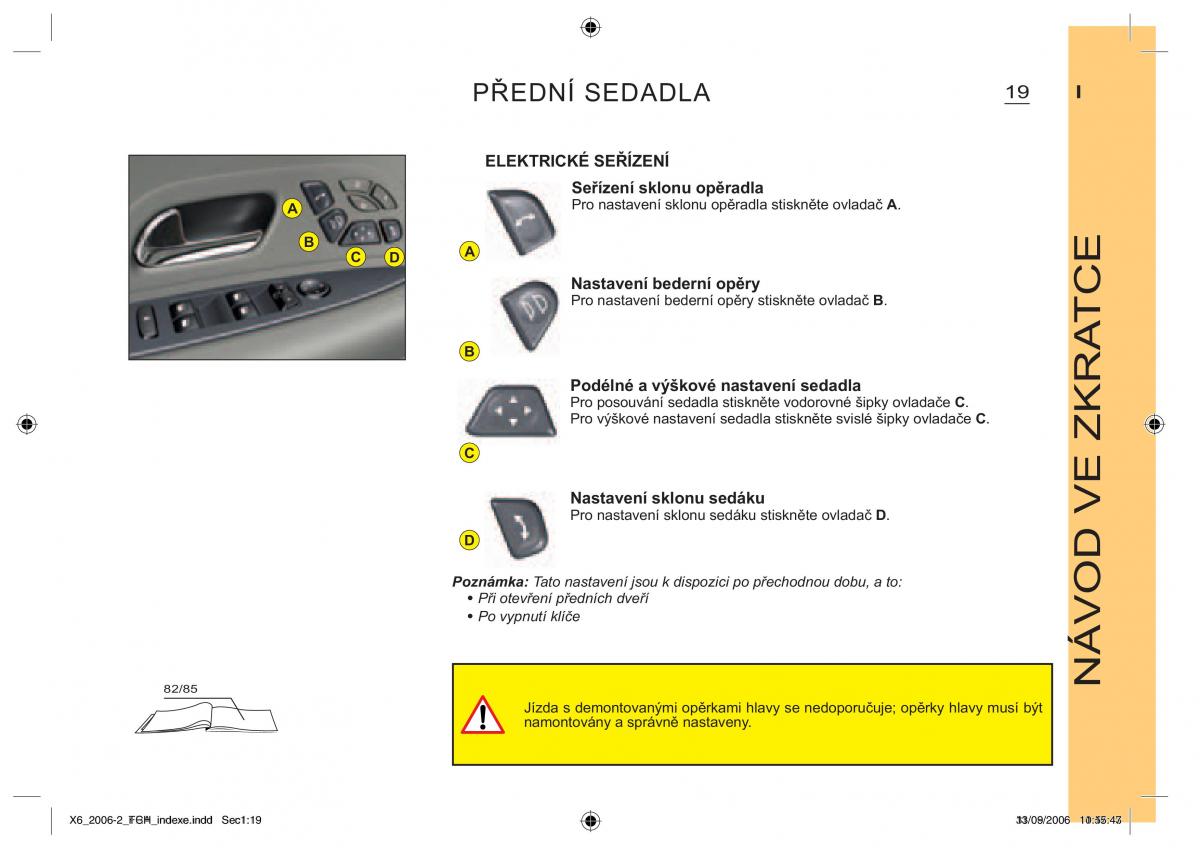 Citroen C6 navod k obsludze / page 23