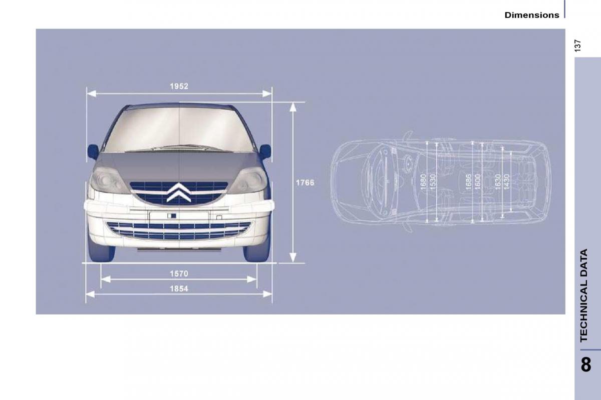 Citroen C8 owners manual / page 139