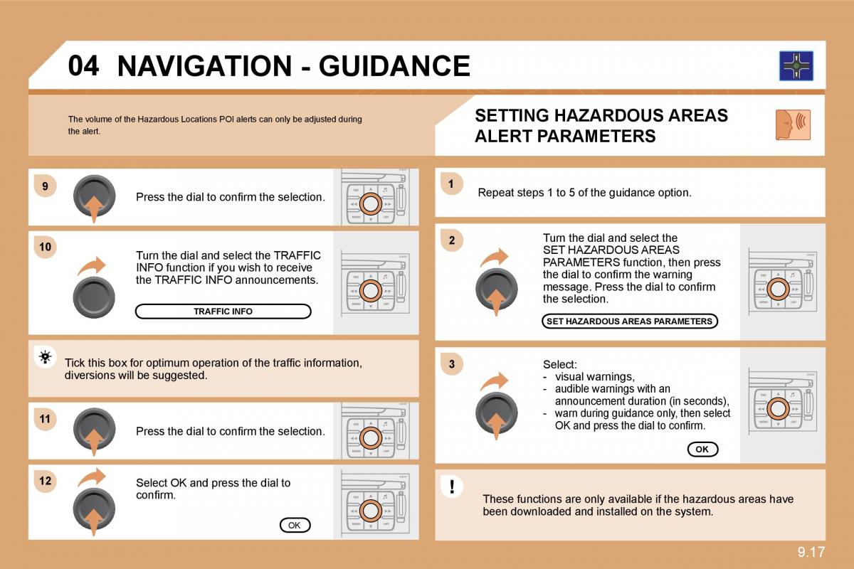 Citroen C8 owners manual / page 156