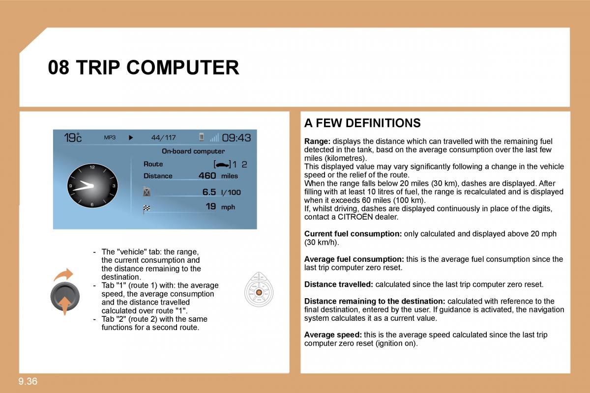 Citroen C8 owners manual / page 175