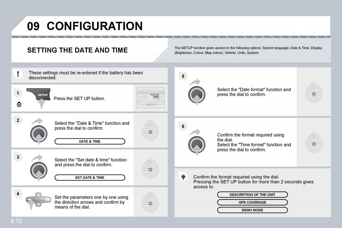 Citroen C8 owners manual / page 209