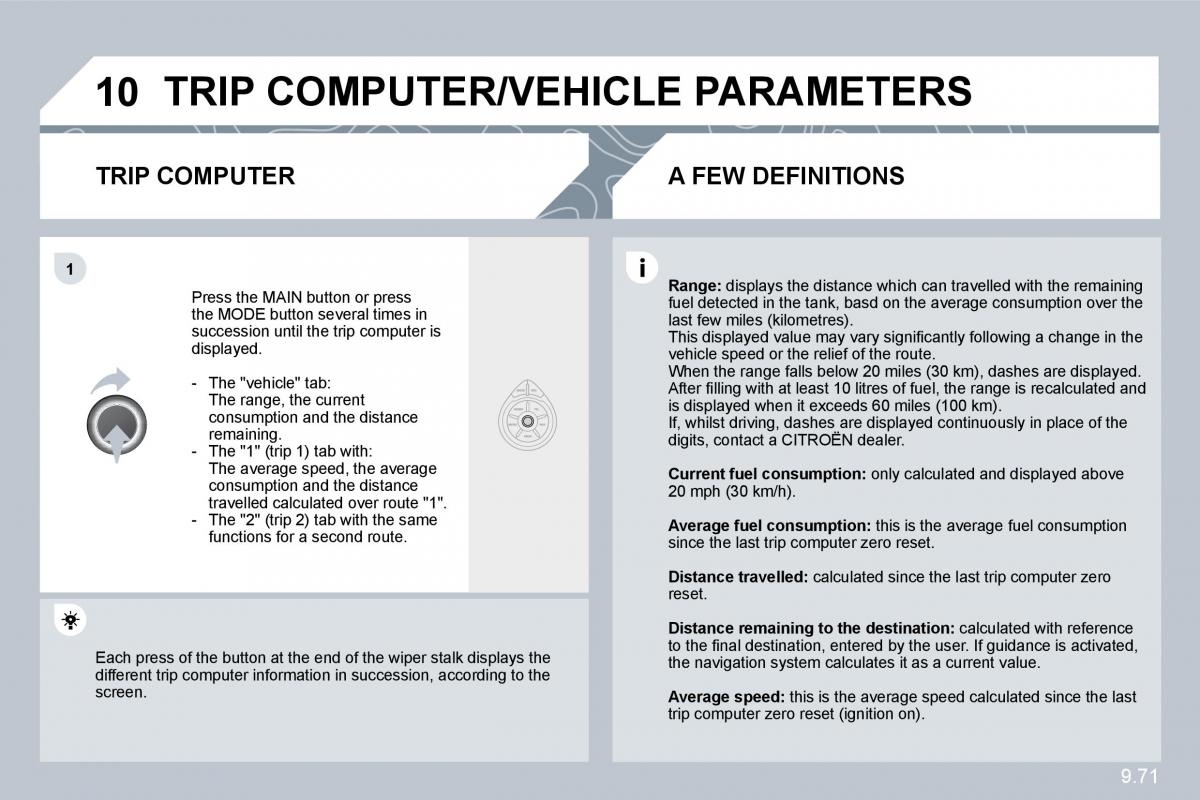 Citroen C8 owners manual / page 210