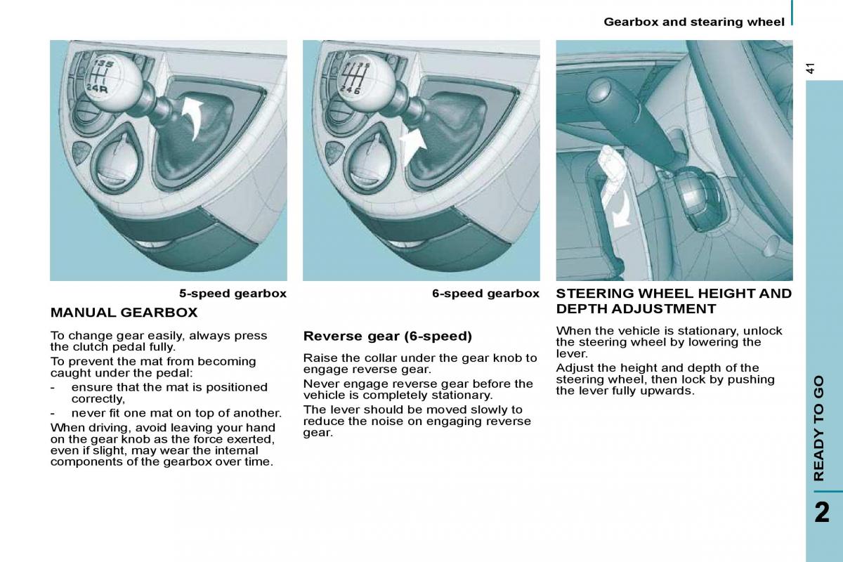 Citroen C8 owners manual / page 39