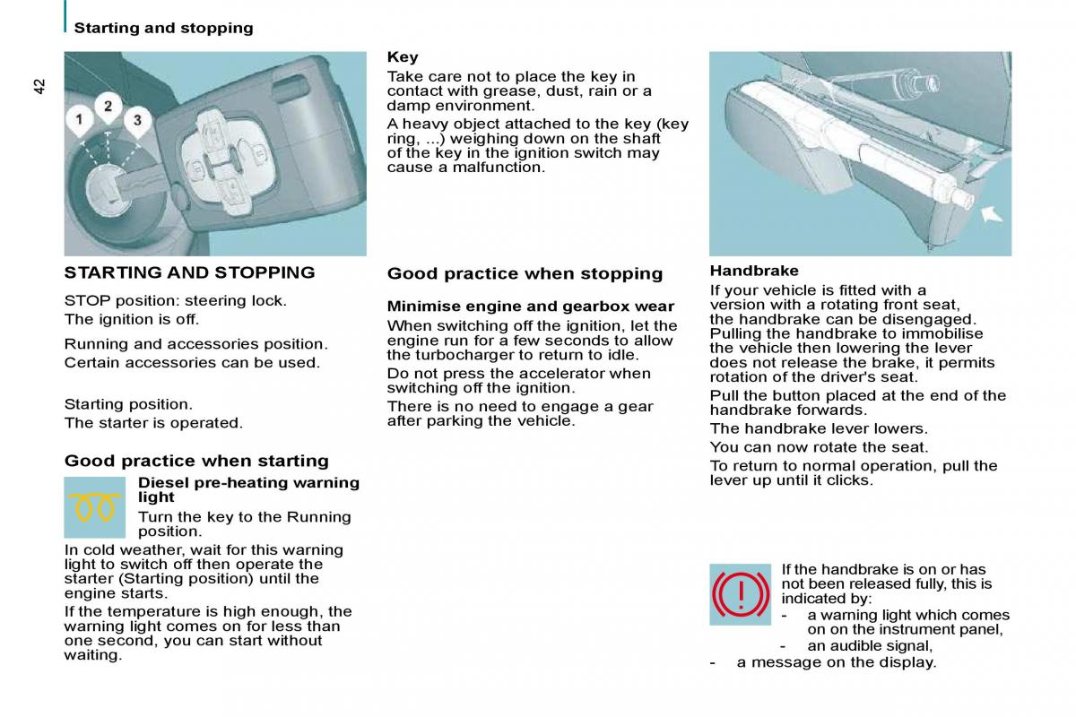 Citroen C8 owners manual / page 40