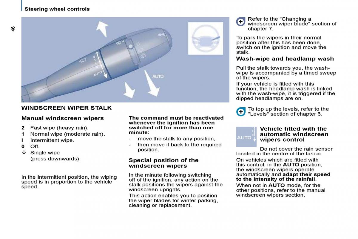 Citroen C8 owners manual / page 45