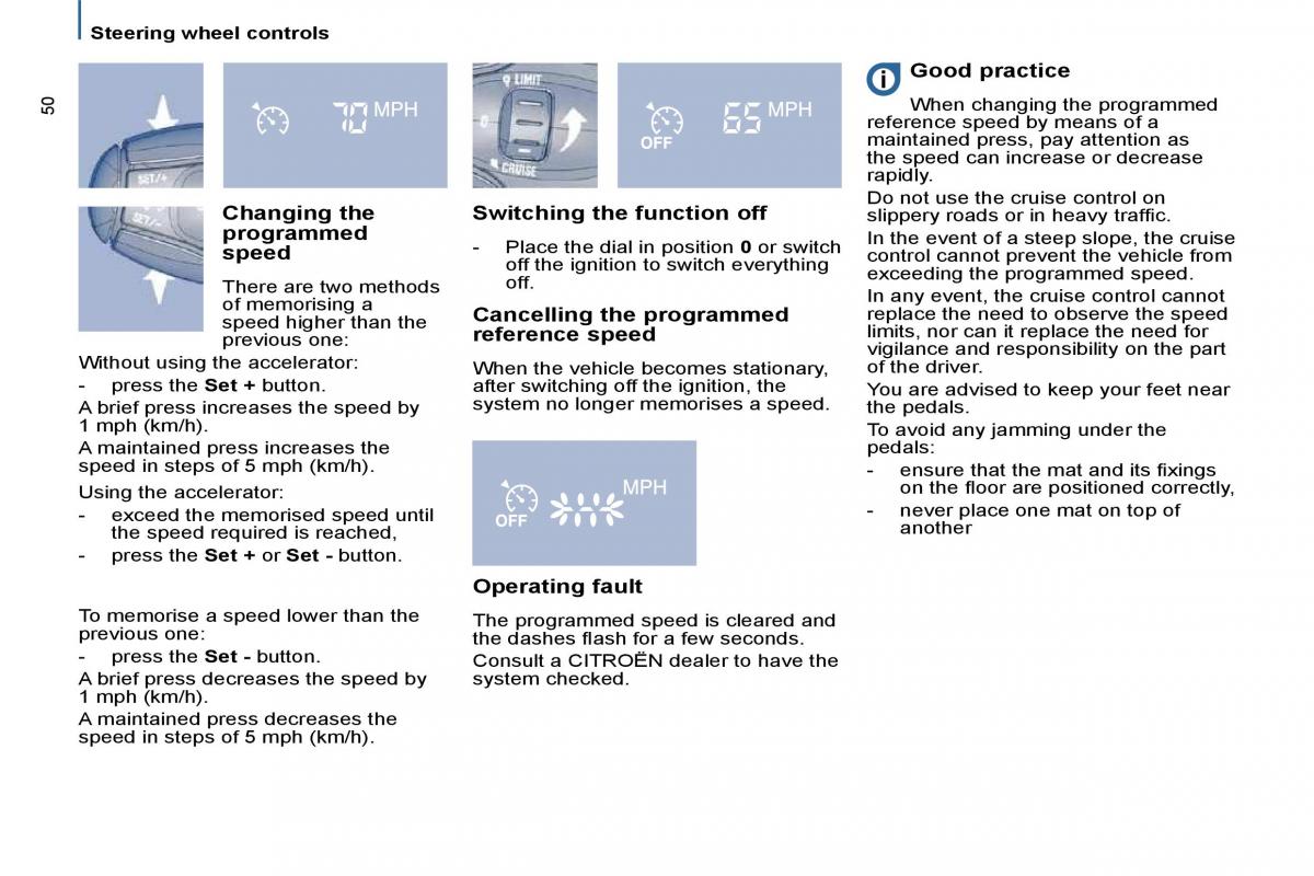 Citroen C8 owners manual / page 49