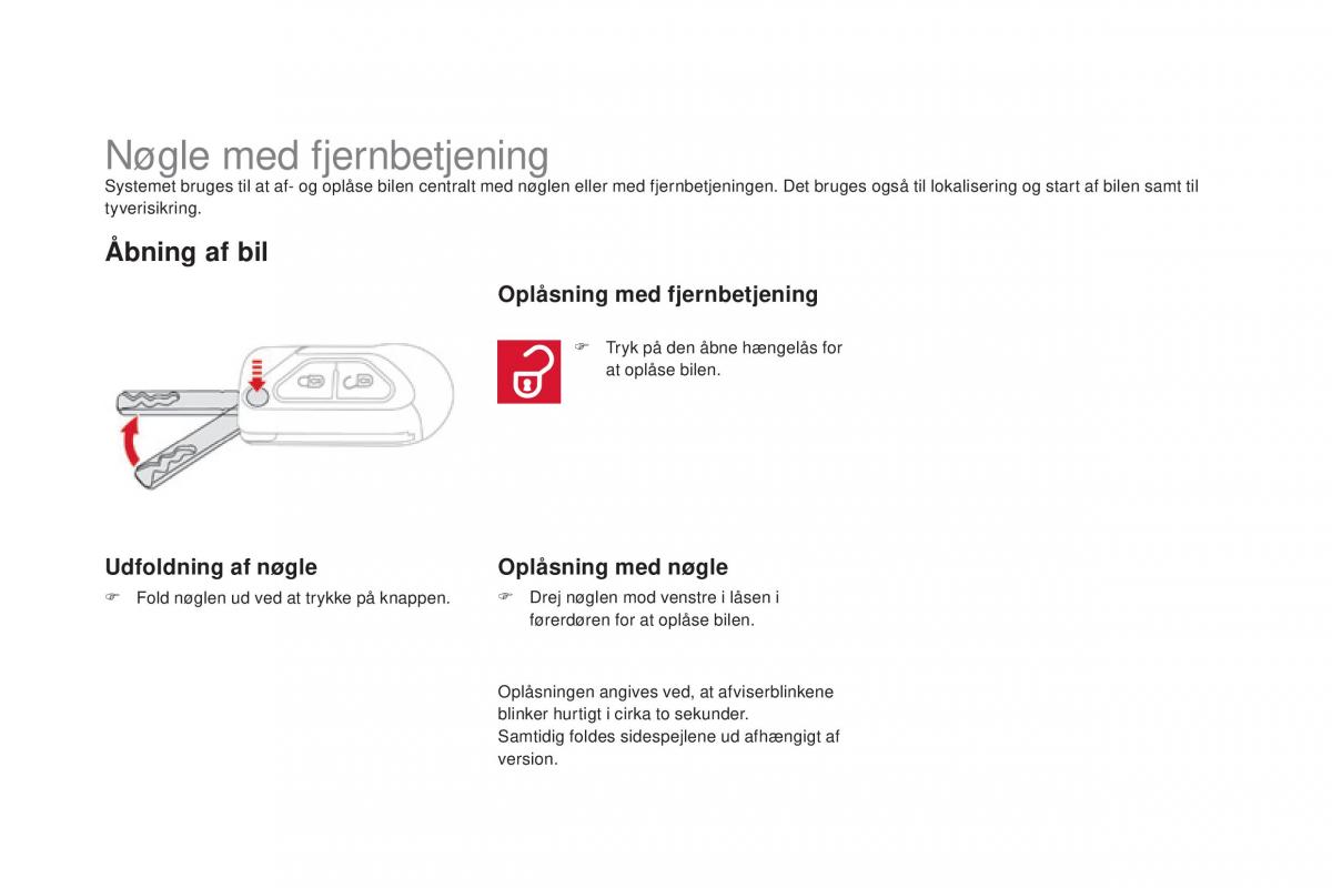 Citroen DS3 Bilens instruktionsbog / page 62