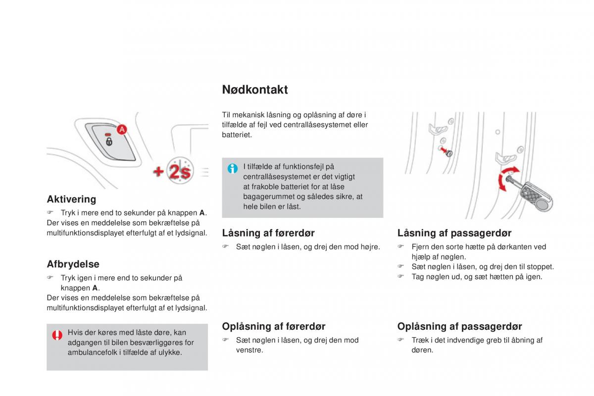 Citroen DS3 Bilens instruktionsbog / page 72