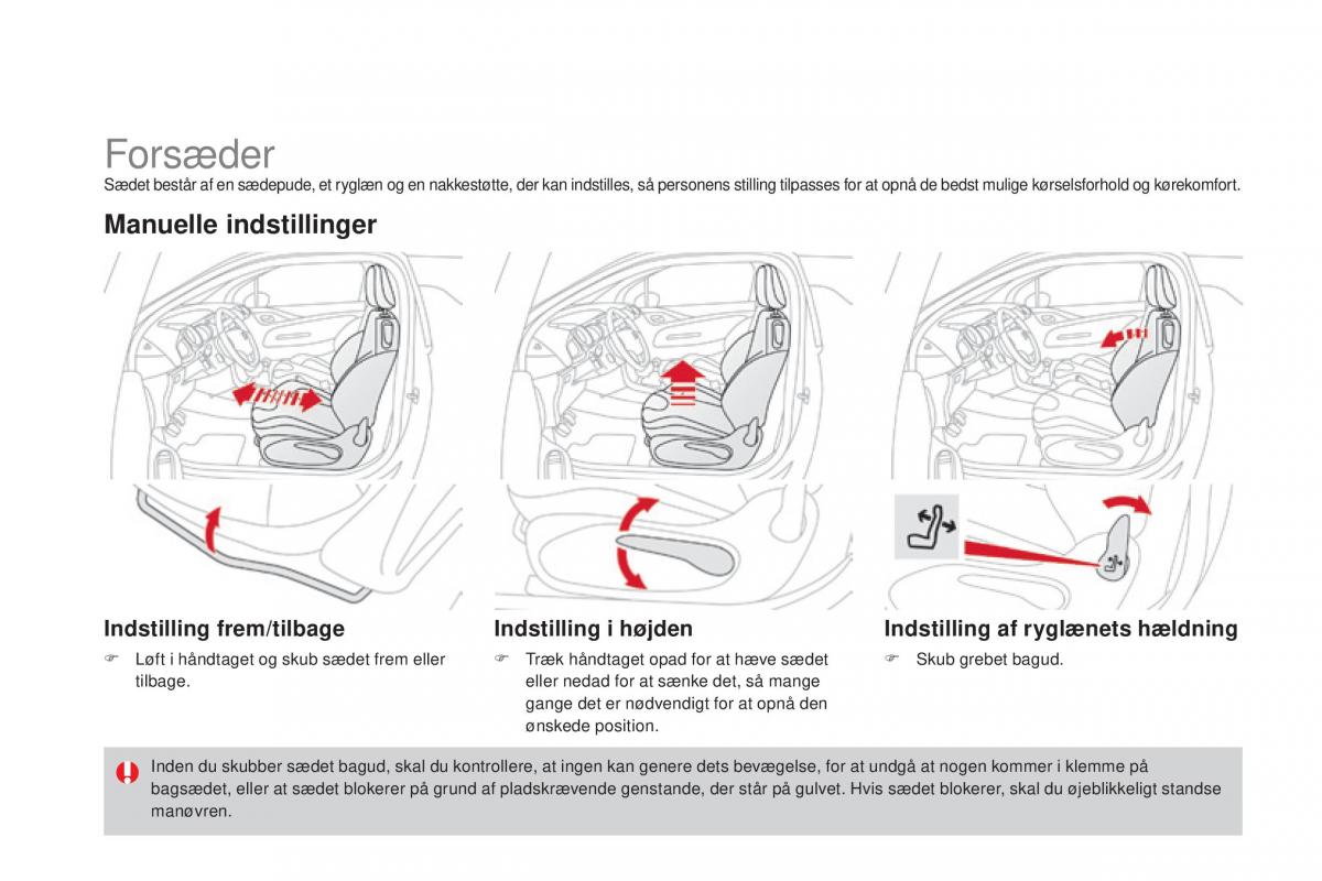 Citroen DS3 Bilens instruktionsbog / page 76