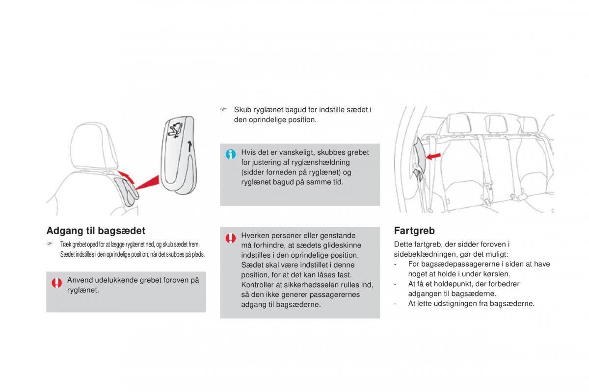 Citroen DS3 Bilens instruktionsbog / page 78