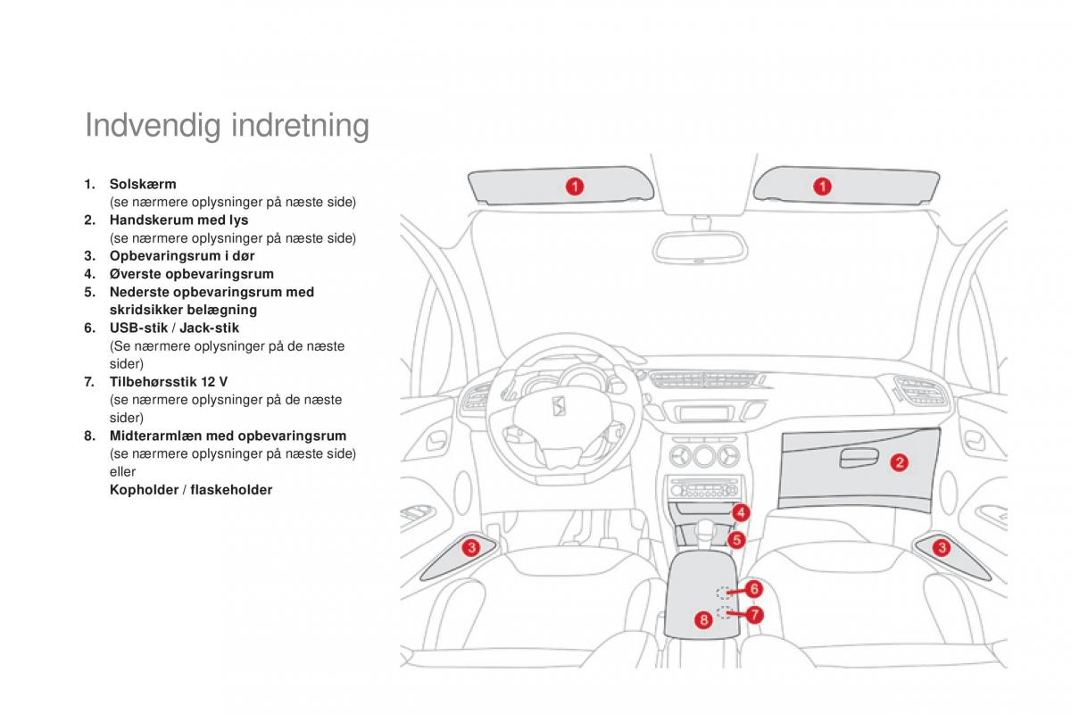 Citroen DS3 Bilens instruktionsbog / page 100