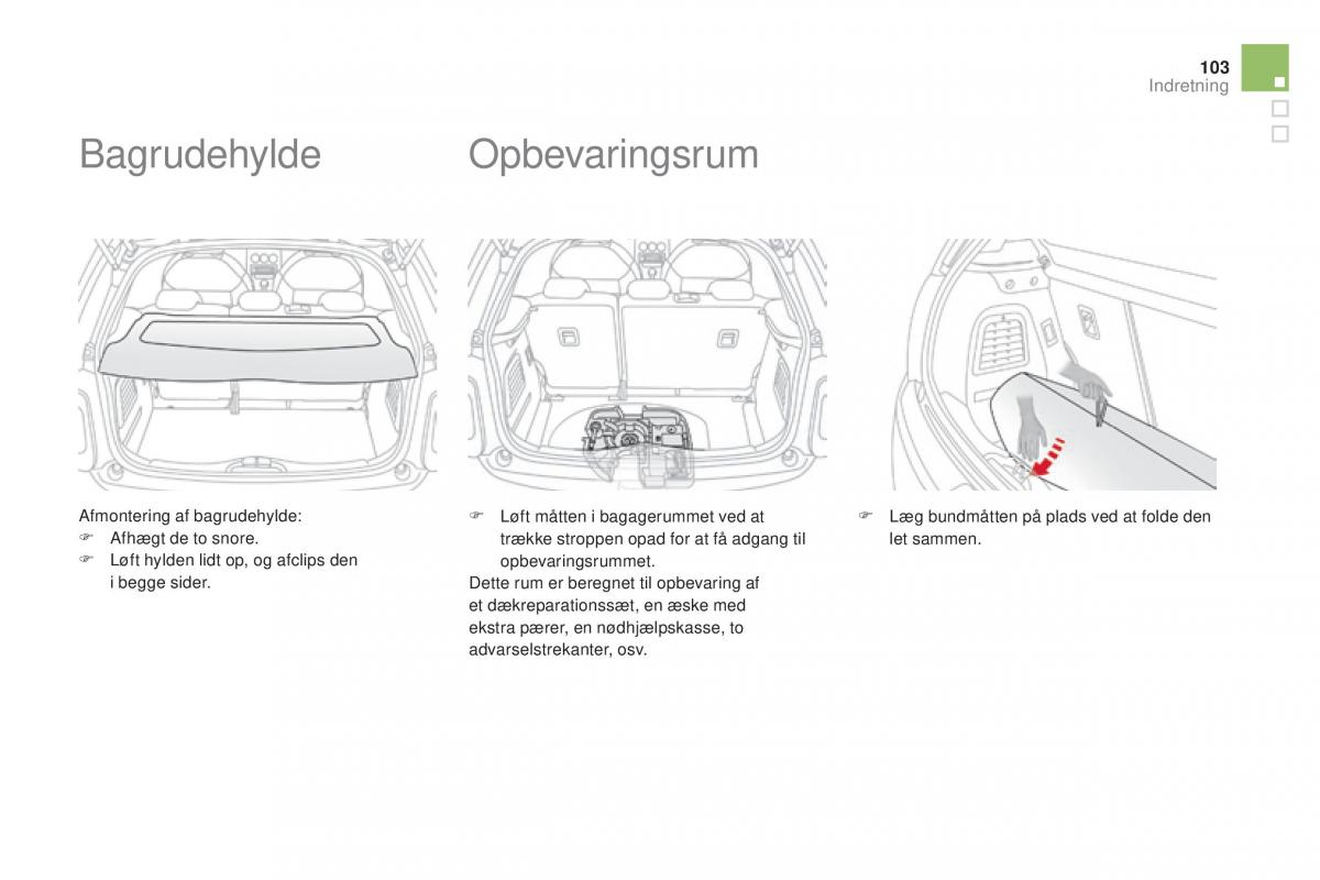 Citroen DS3 Bilens instruktionsbog / page 105