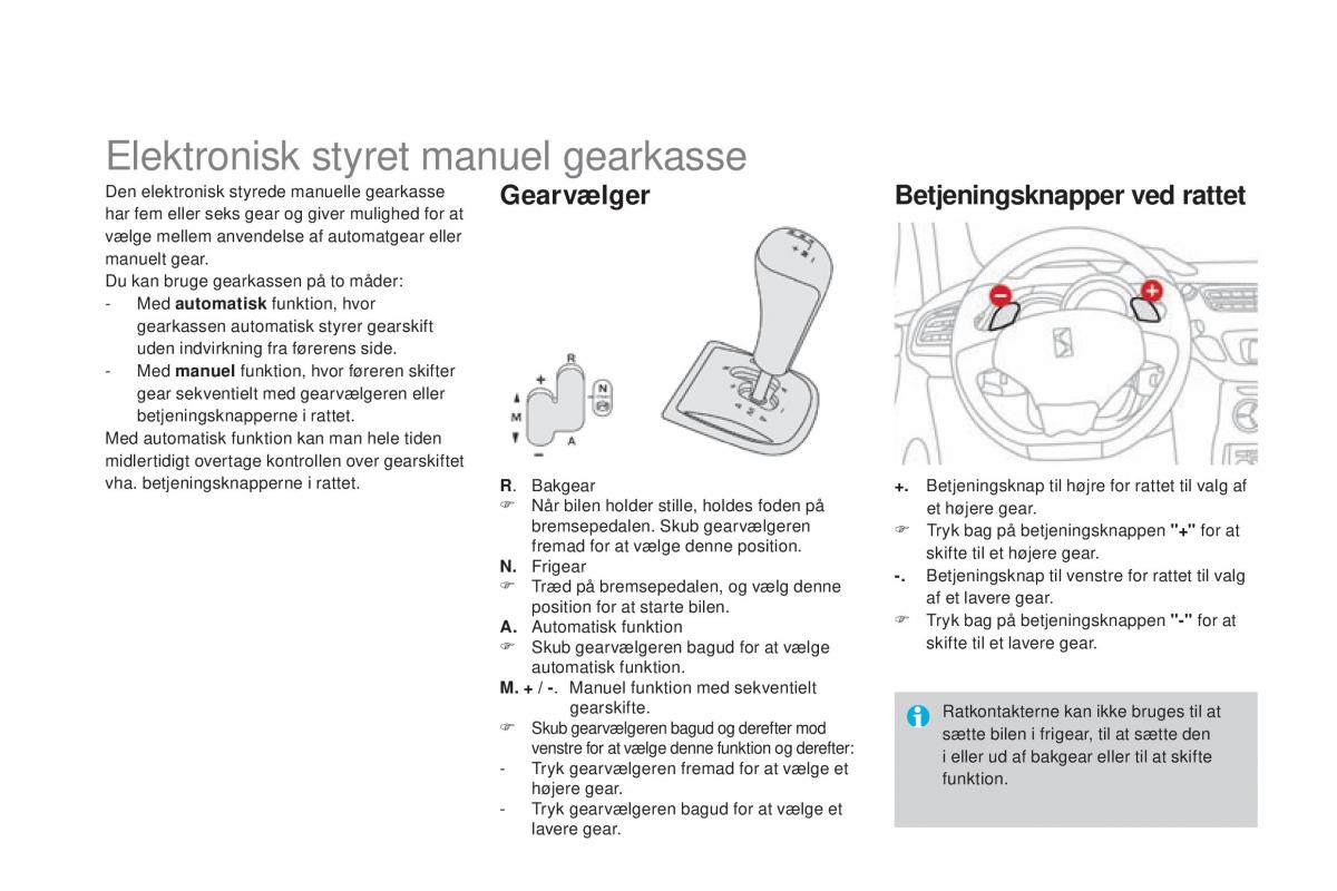 Citroen DS3 Bilens instruktionsbog / page 110