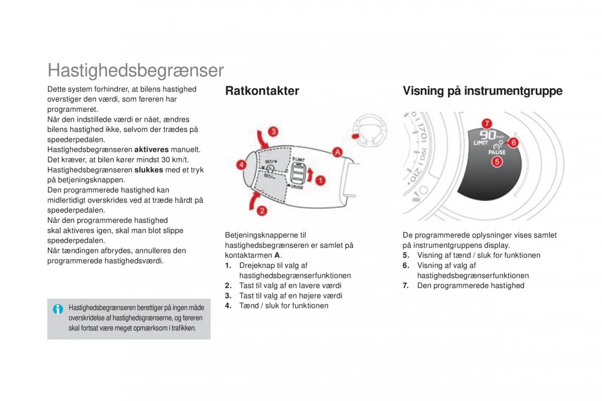 Citroen DS3 Bilens instruktionsbog / page 124