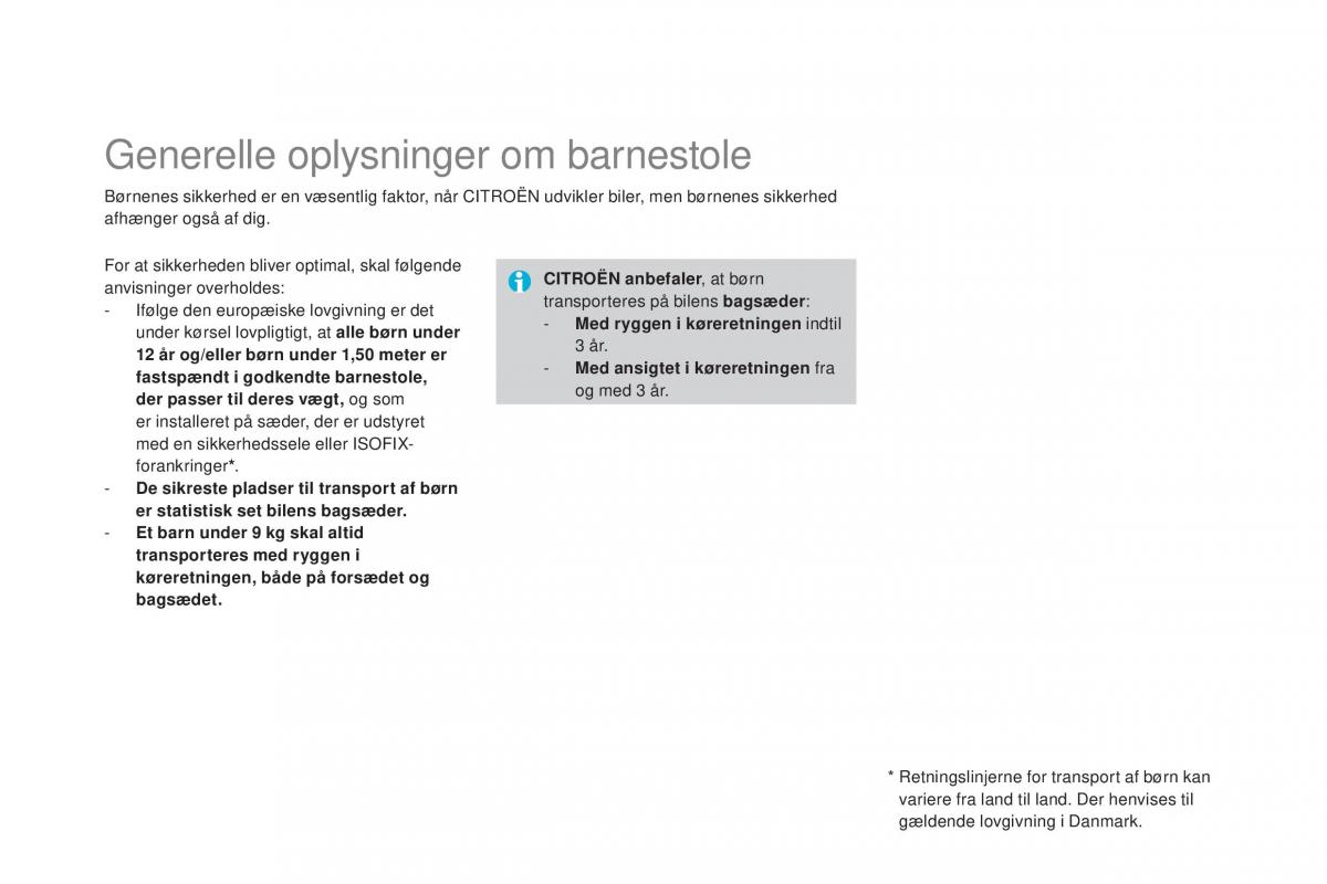 Citroen DS3 Bilens instruktionsbog / page 176