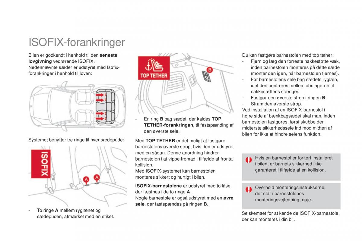 Citroen DS3 Bilens instruktionsbog / page 186