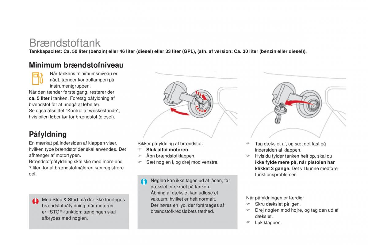 Citroen DS3 Bilens instruktionsbog / page 192