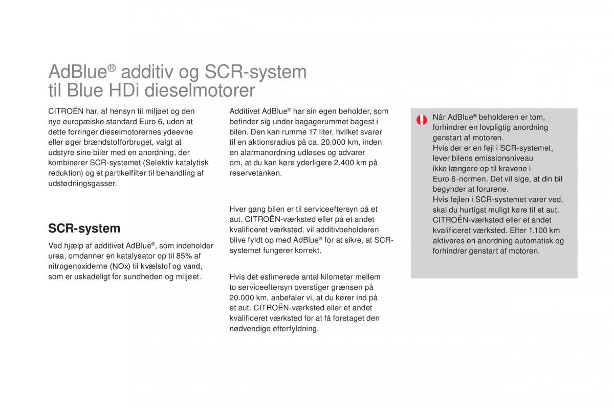 Citroen DS3 Bilens instruktionsbog / page 196