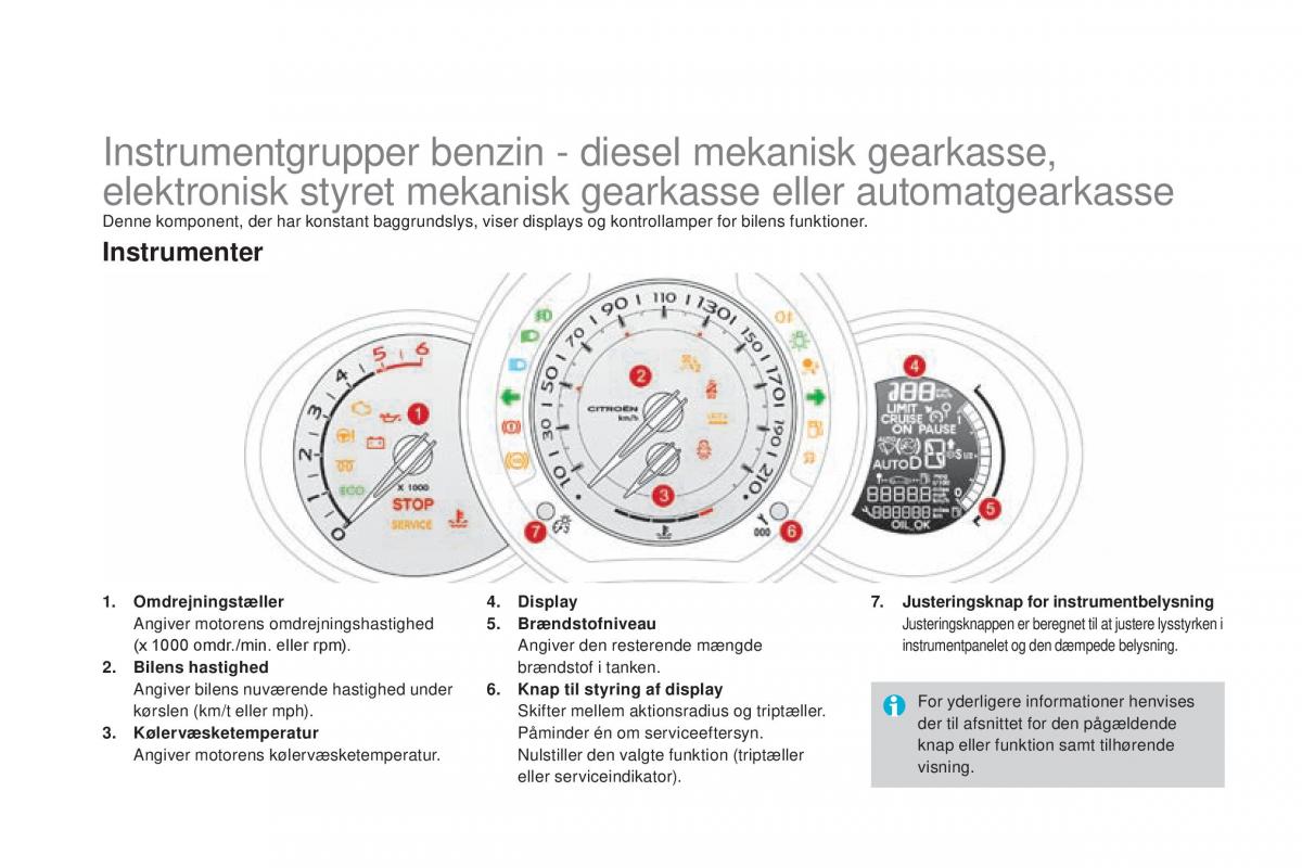 Citroen DS3 Bilens instruktionsbog / page 20