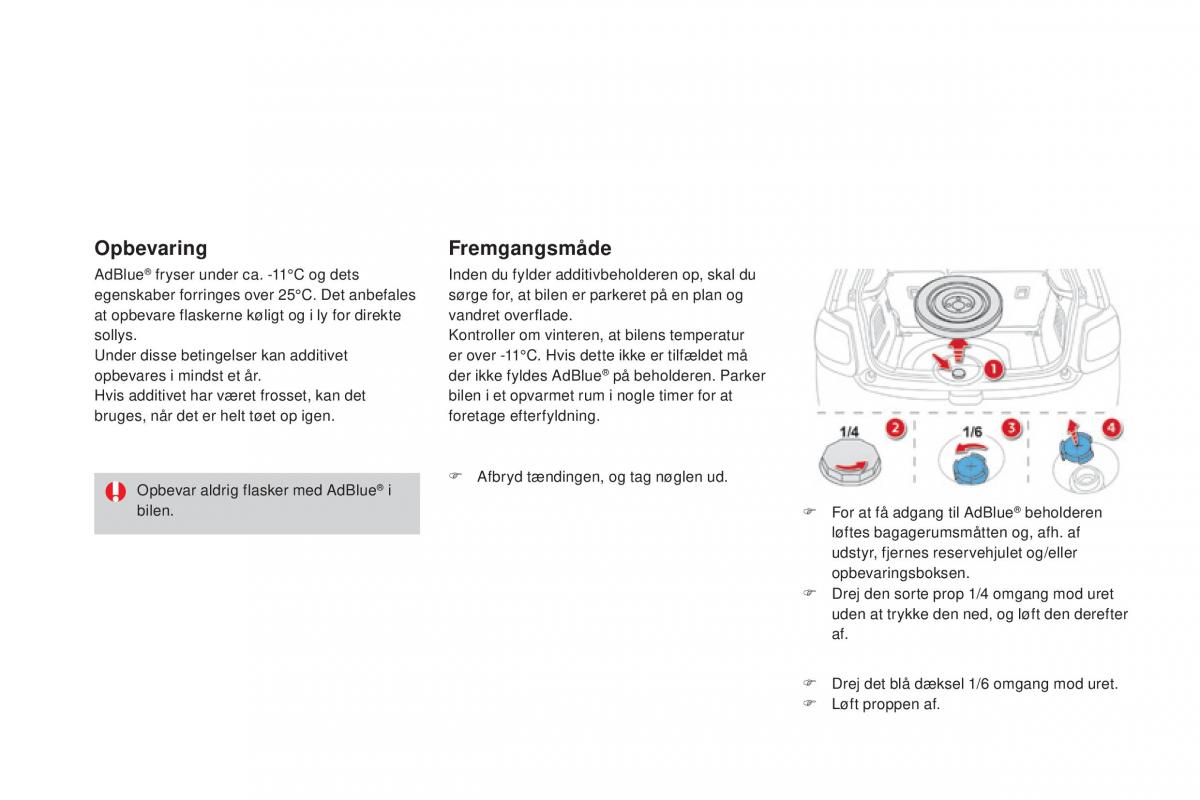 Citroen DS3 Bilens instruktionsbog / page 202