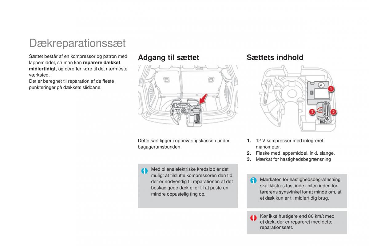 Citroen DS3 Bilens instruktionsbog / page 204