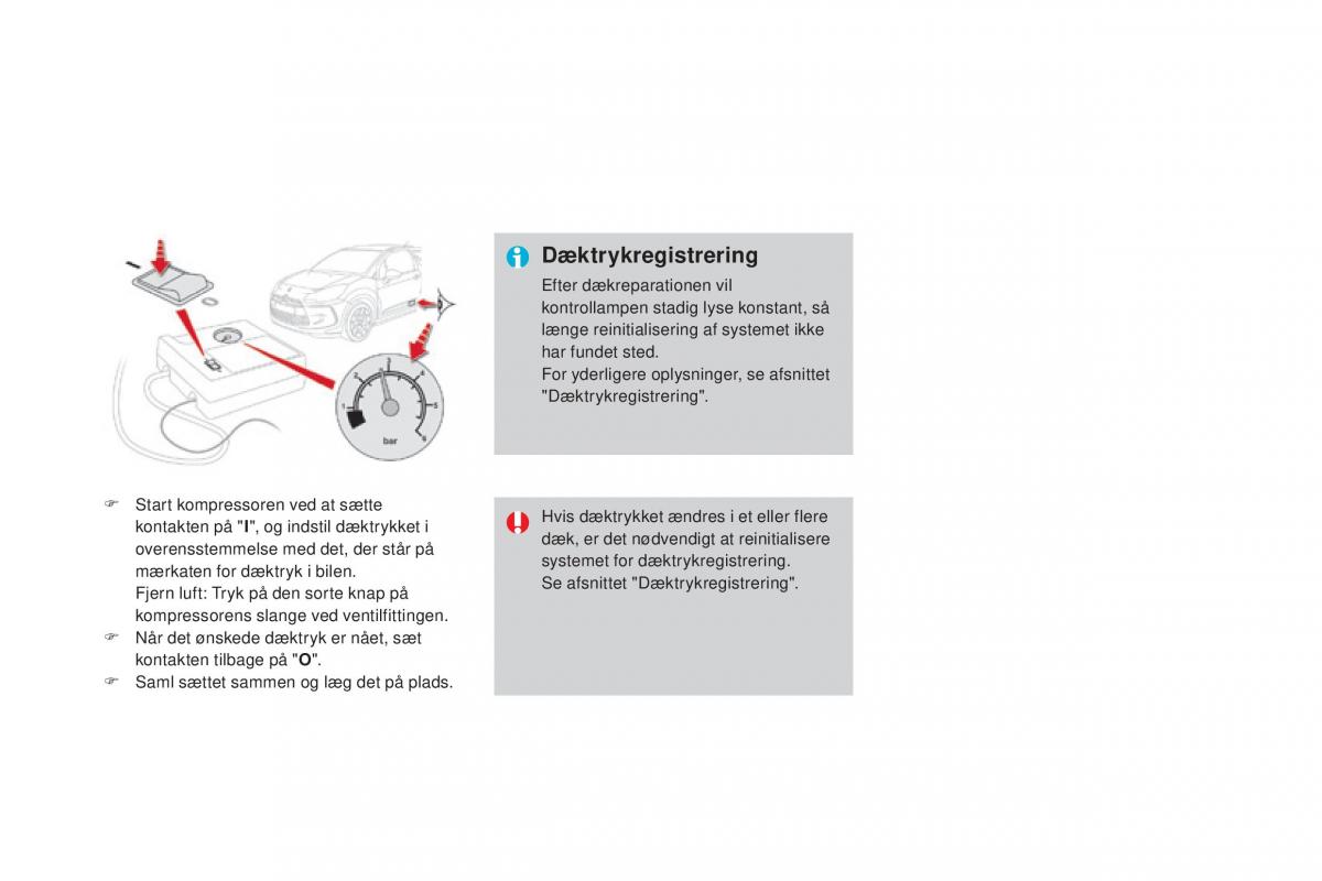 Citroen DS3 Bilens instruktionsbog / page 208