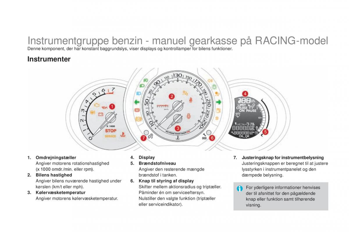 Citroen DS3 Bilens instruktionsbog / page 22