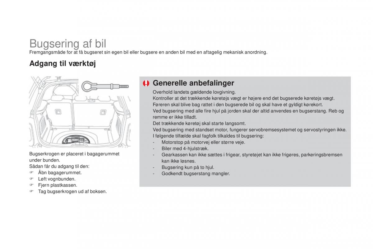 Citroen DS3 Bilens instruktionsbog / page 238