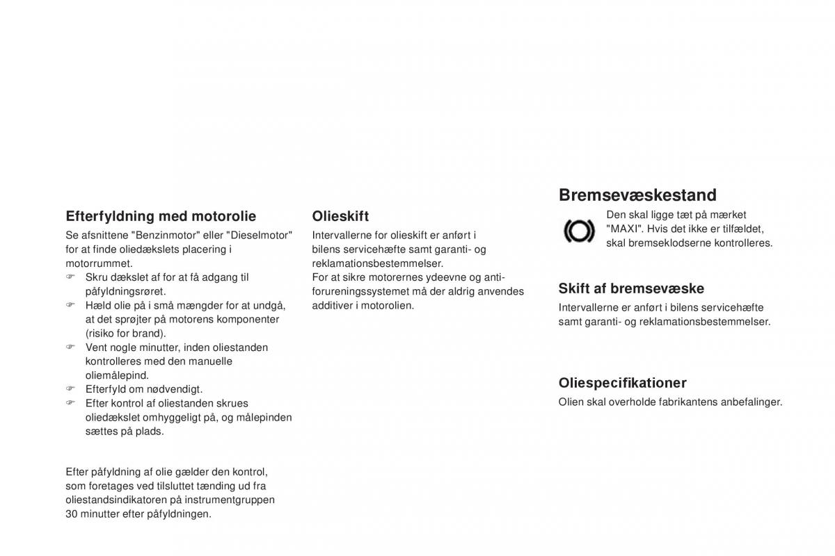 Citroen DS3 Bilens instruktionsbog / page 254