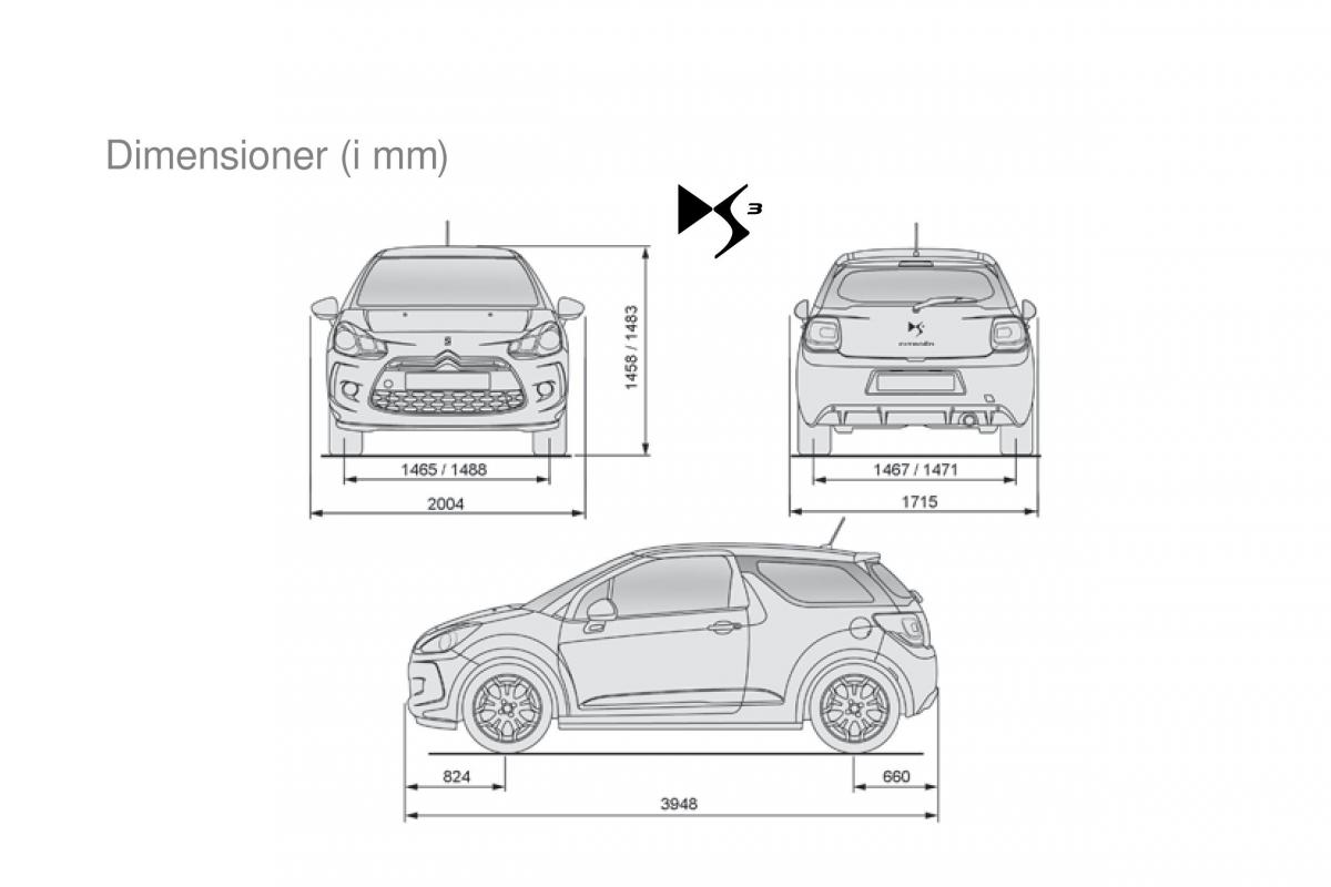 Citroen DS3 Bilens instruktionsbog / page 274