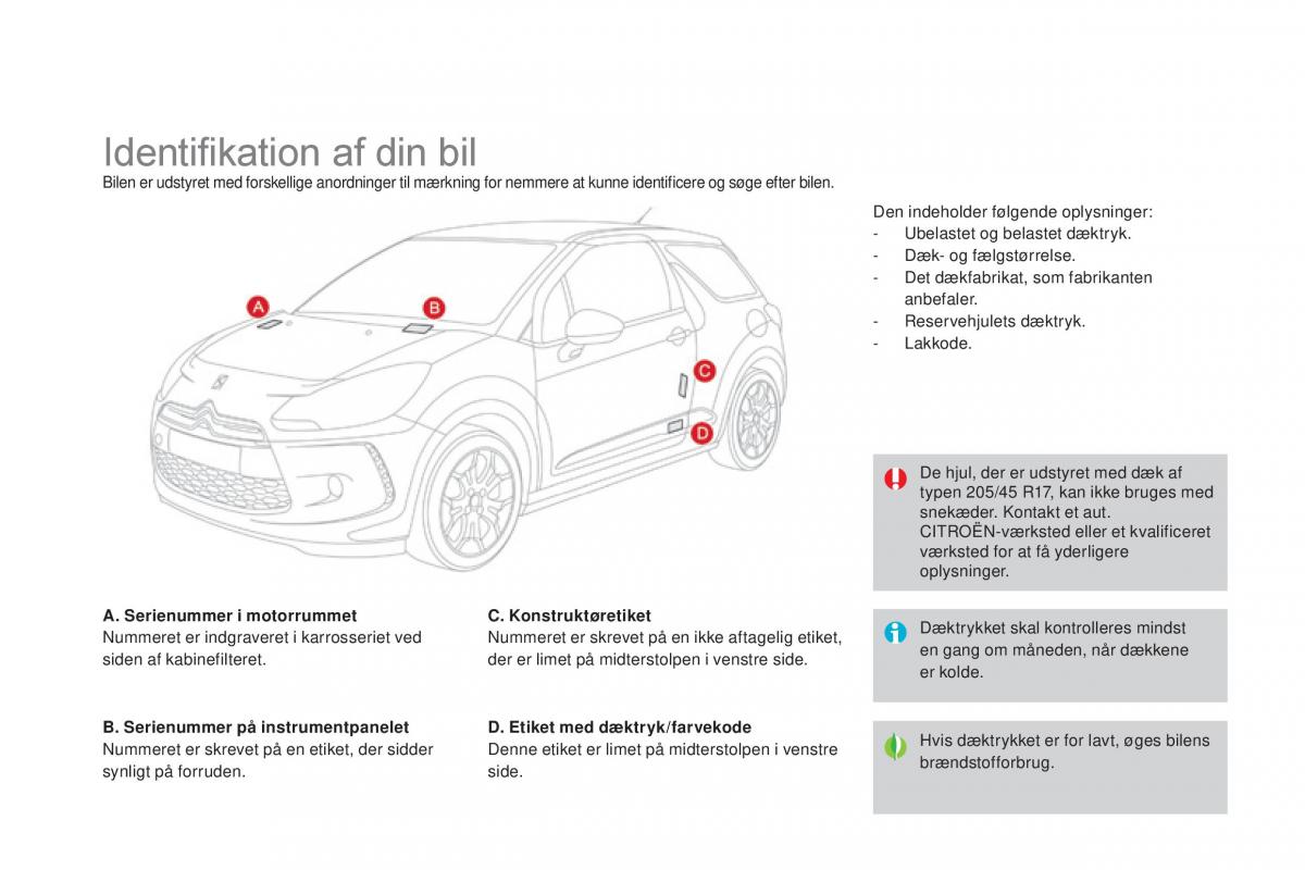 Citroen DS3 Bilens instruktionsbog / page 276