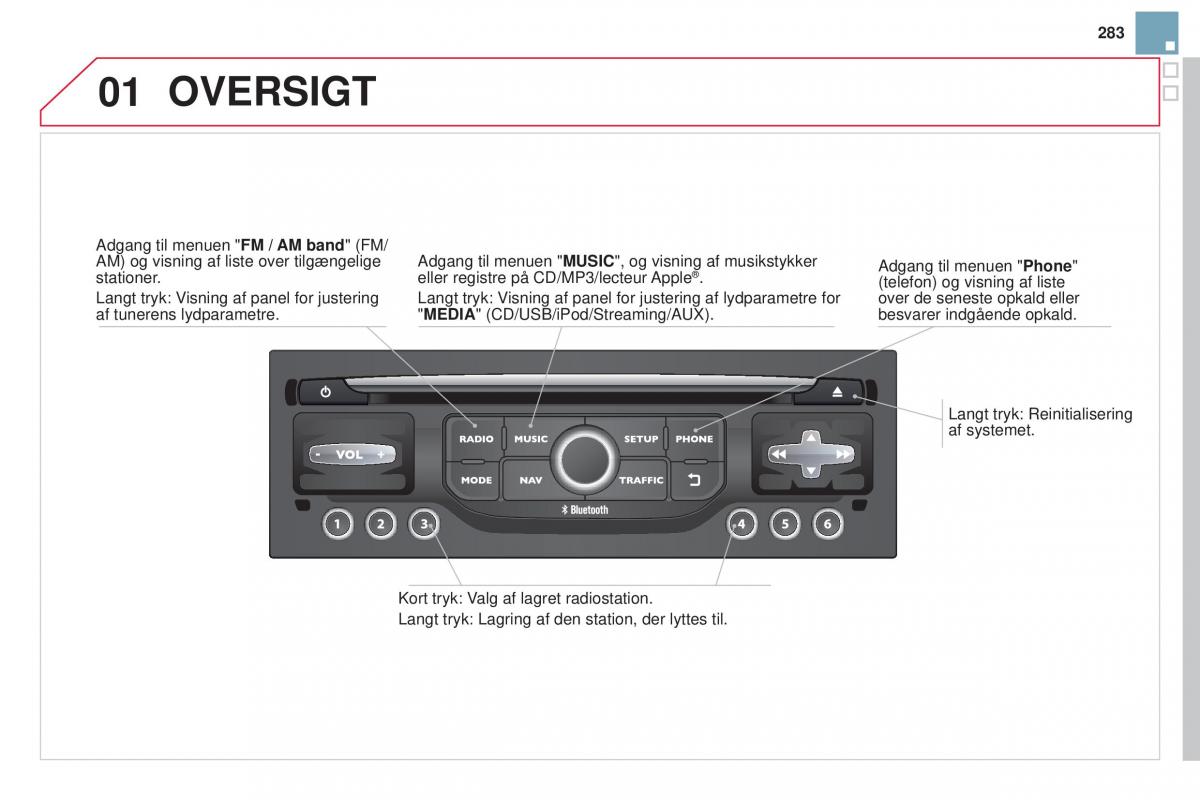 Citroen DS3 Bilens instruktionsbog / page 285