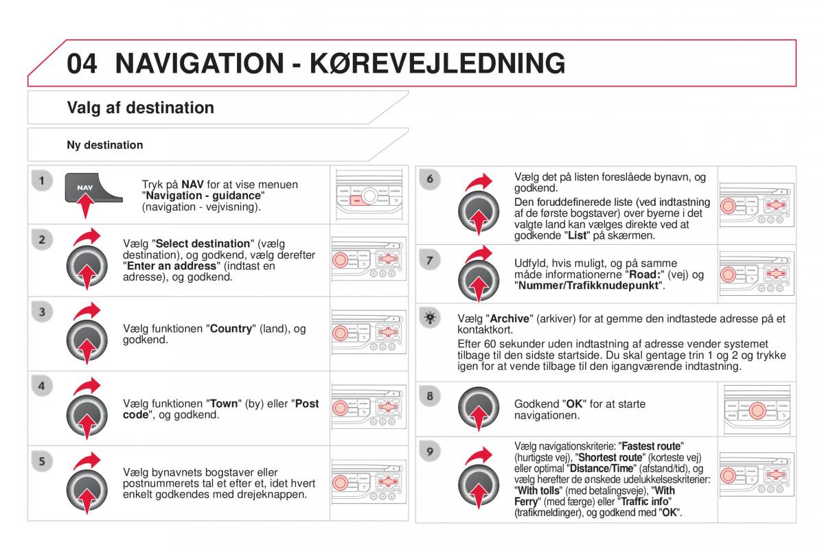 Citroen DS3 Bilens instruktionsbog / page 290