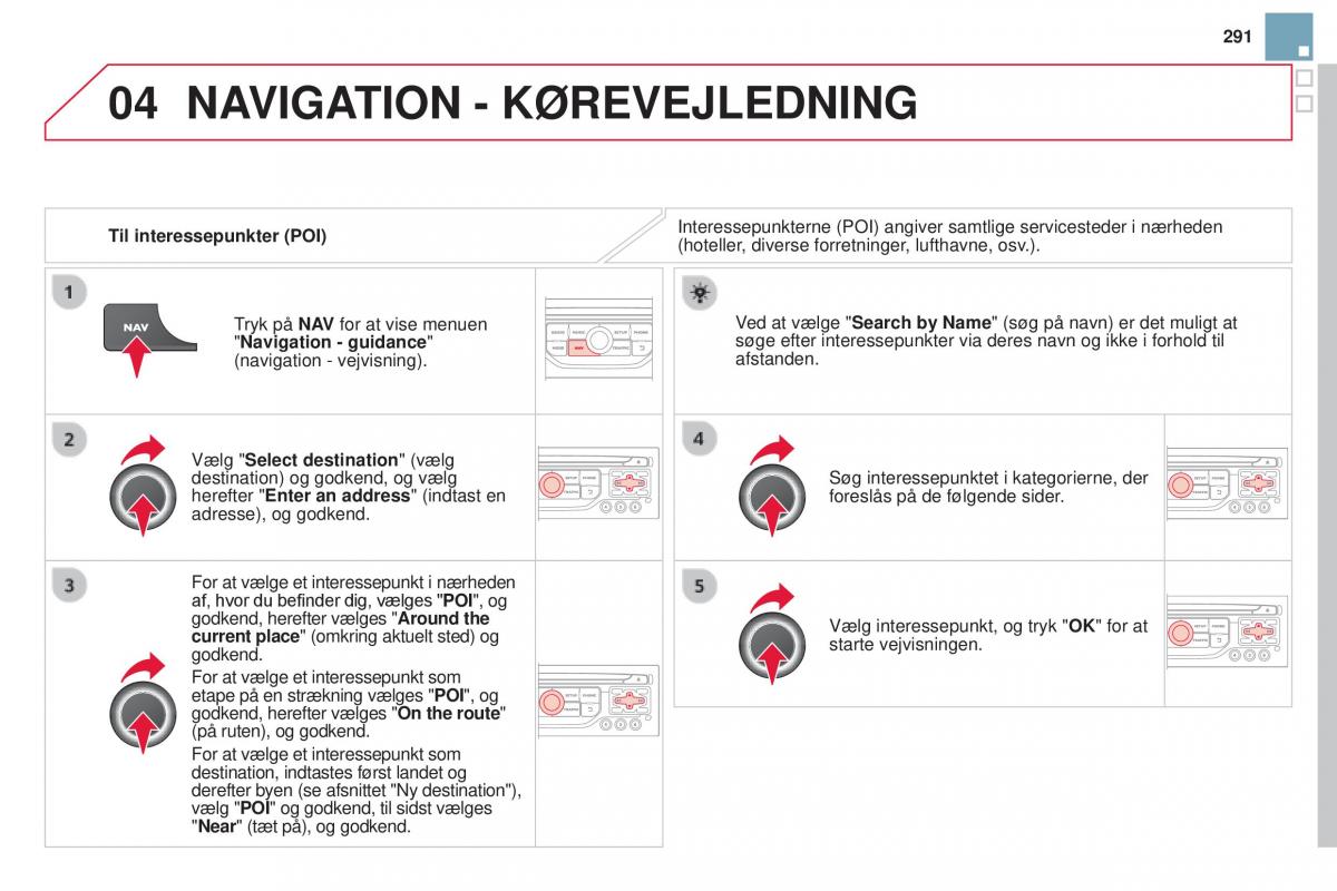 Citroen DS3 Bilens instruktionsbog / page 293