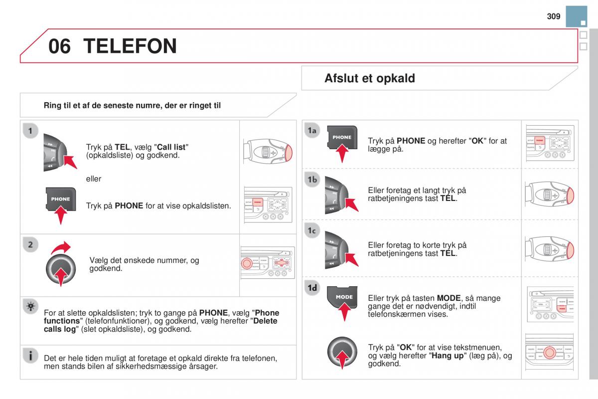 Citroen DS3 Bilens instruktionsbog / page 311