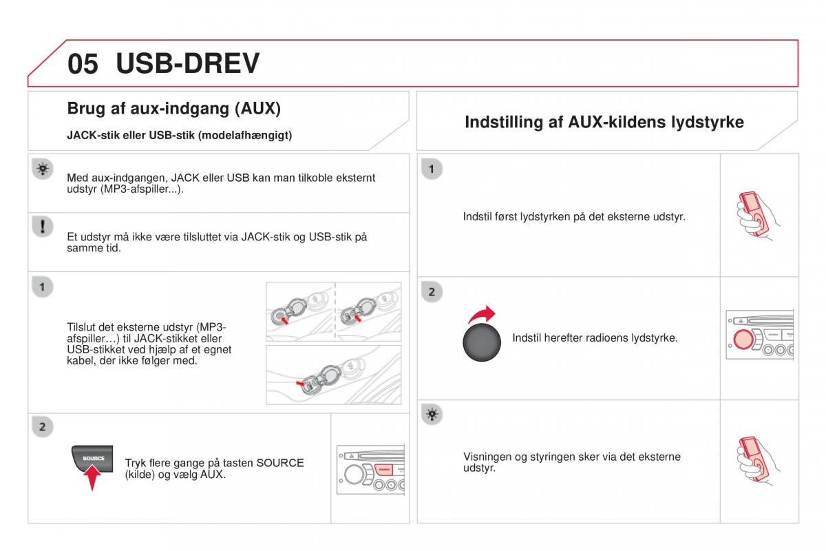 Citroen DS3 Bilens instruktionsbog / page 346