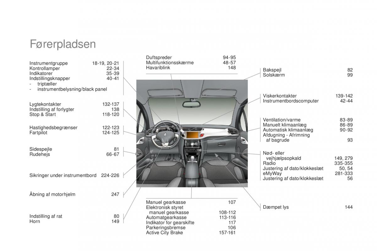 Citroen DS3 Bilens instruktionsbog / page 362