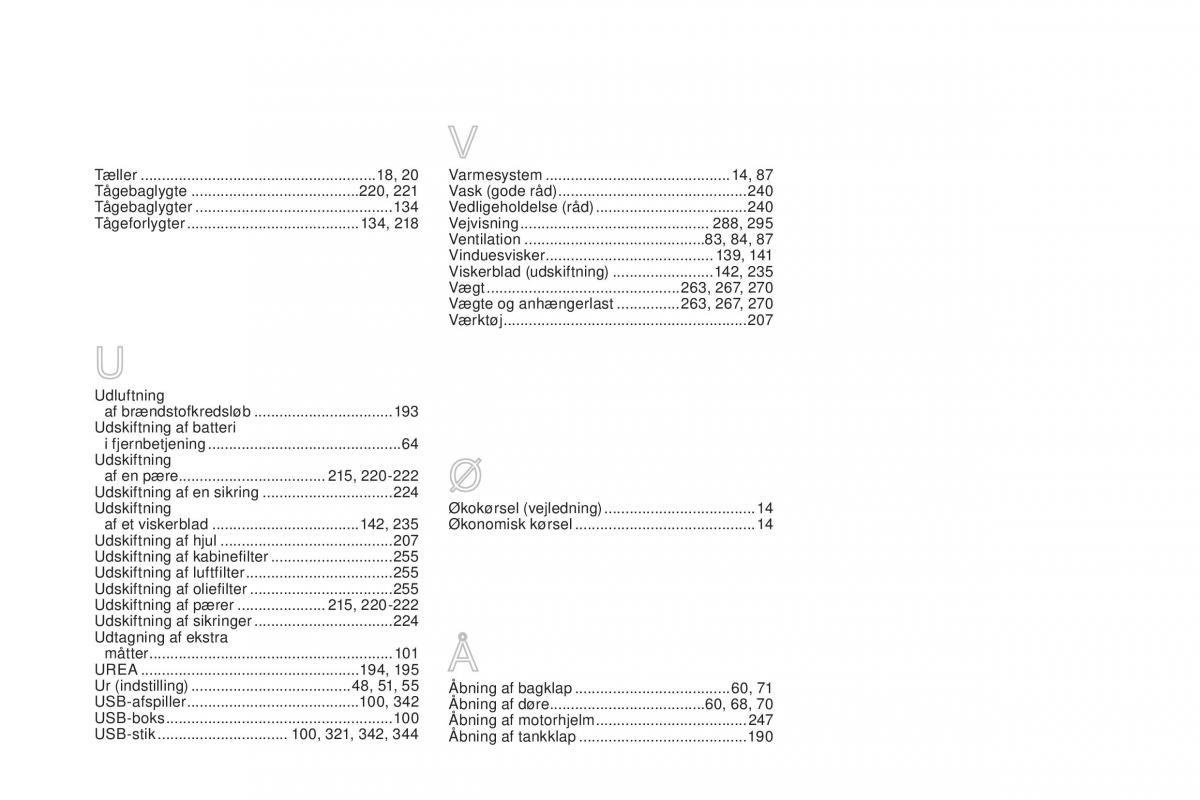 Citroen DS3 Bilens instruktionsbog / page 368