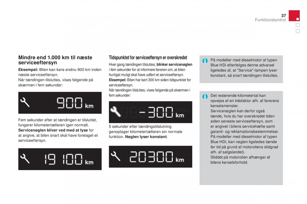 Citroen DS3 Bilens instruktionsbog / page 39