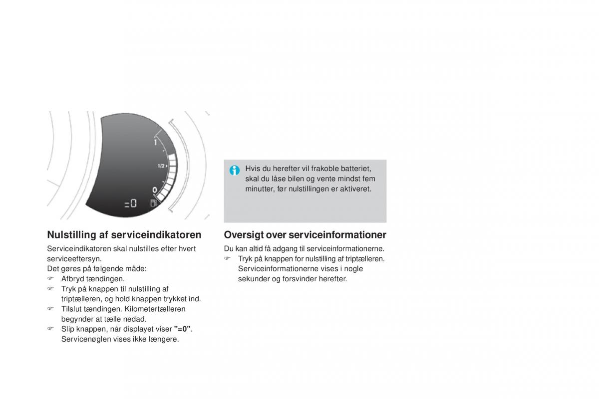 Citroen DS3 Bilens instruktionsbog / page 40