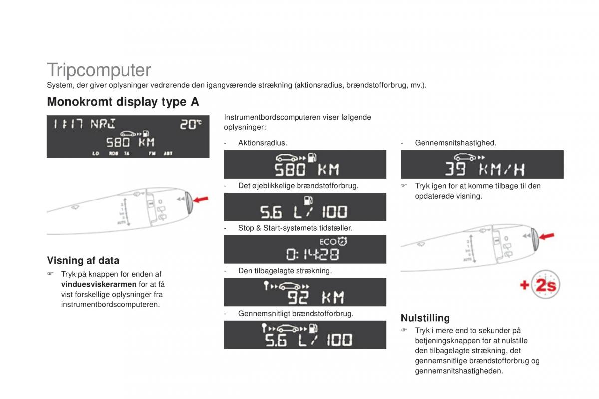 Citroen DS3 Bilens instruktionsbog / page 44