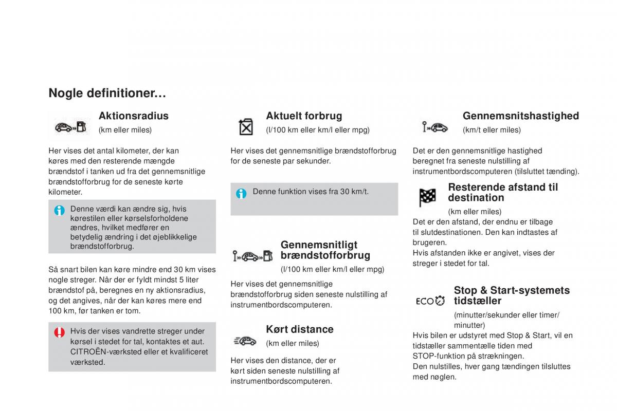 Citroen DS3 Bilens instruktionsbog / page 46