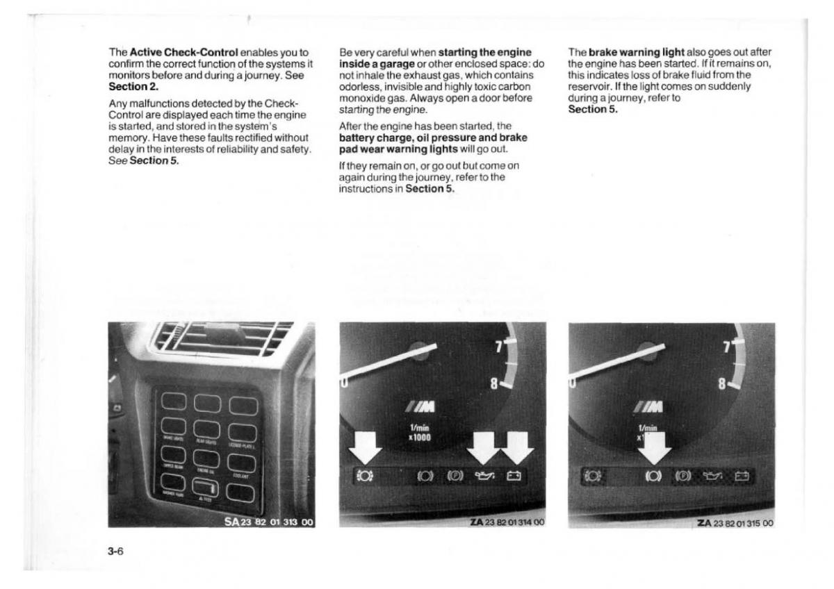 BMW 7 E23 owners manual / page 66