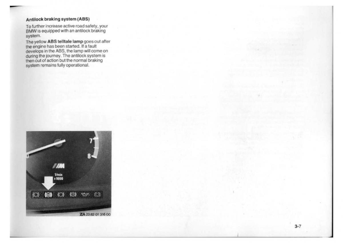 BMW 7 E23 owners manual / page 67